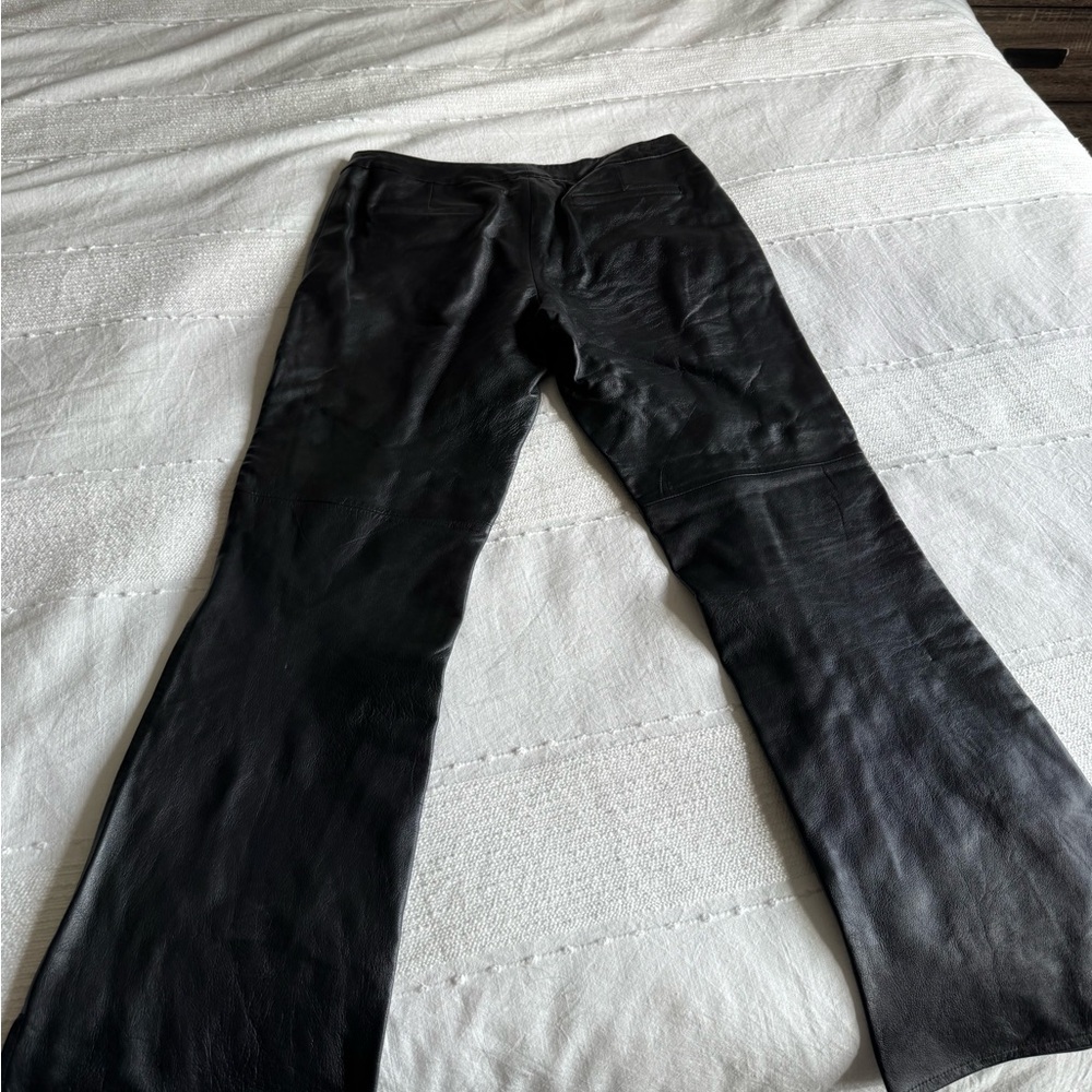 Black Leather Pants